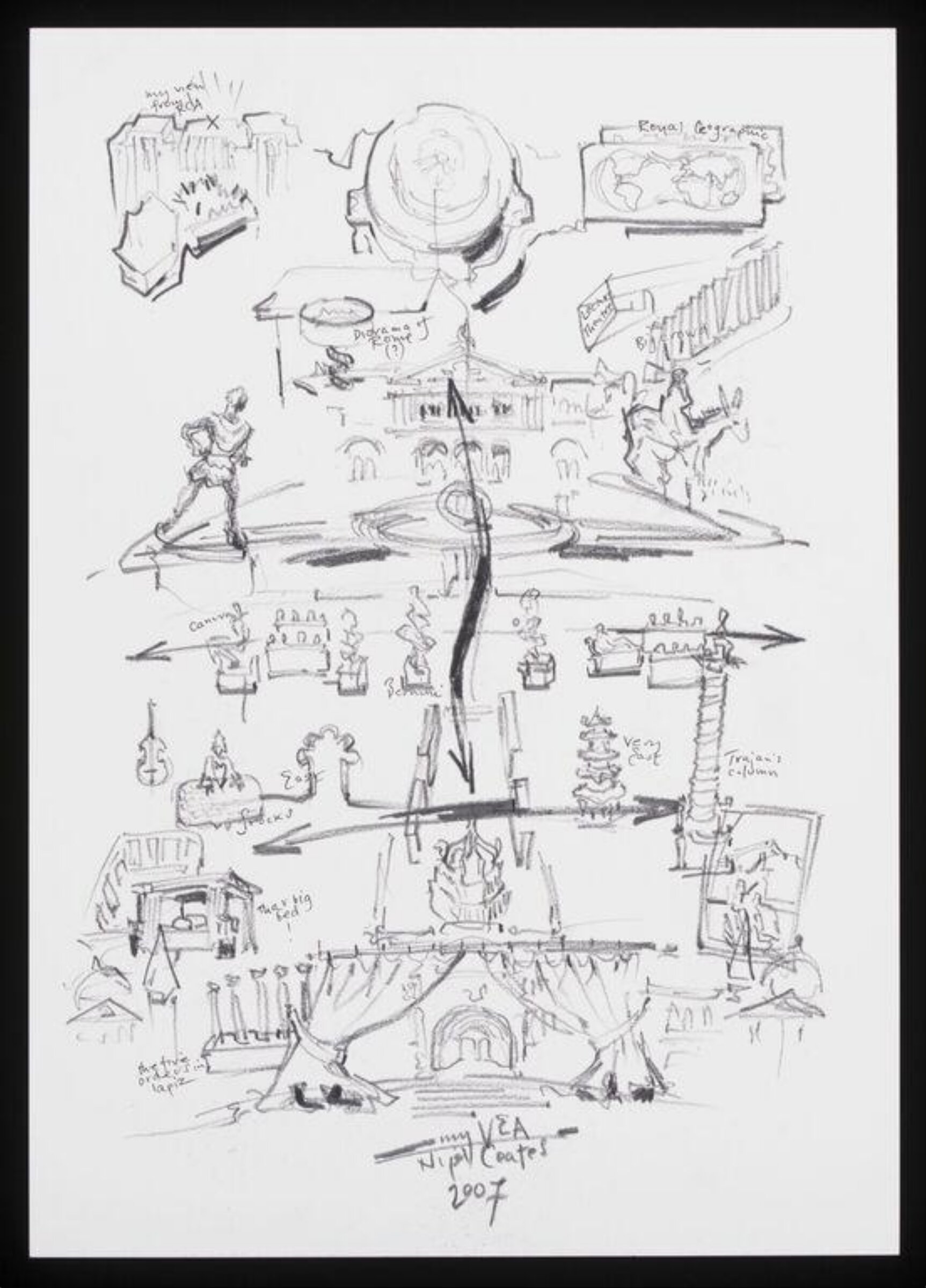 Contribution to V&A's 150th anniversary album, Nigel Coates, 2007
