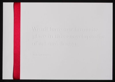 Contribution to V&A's 150th anniversary album