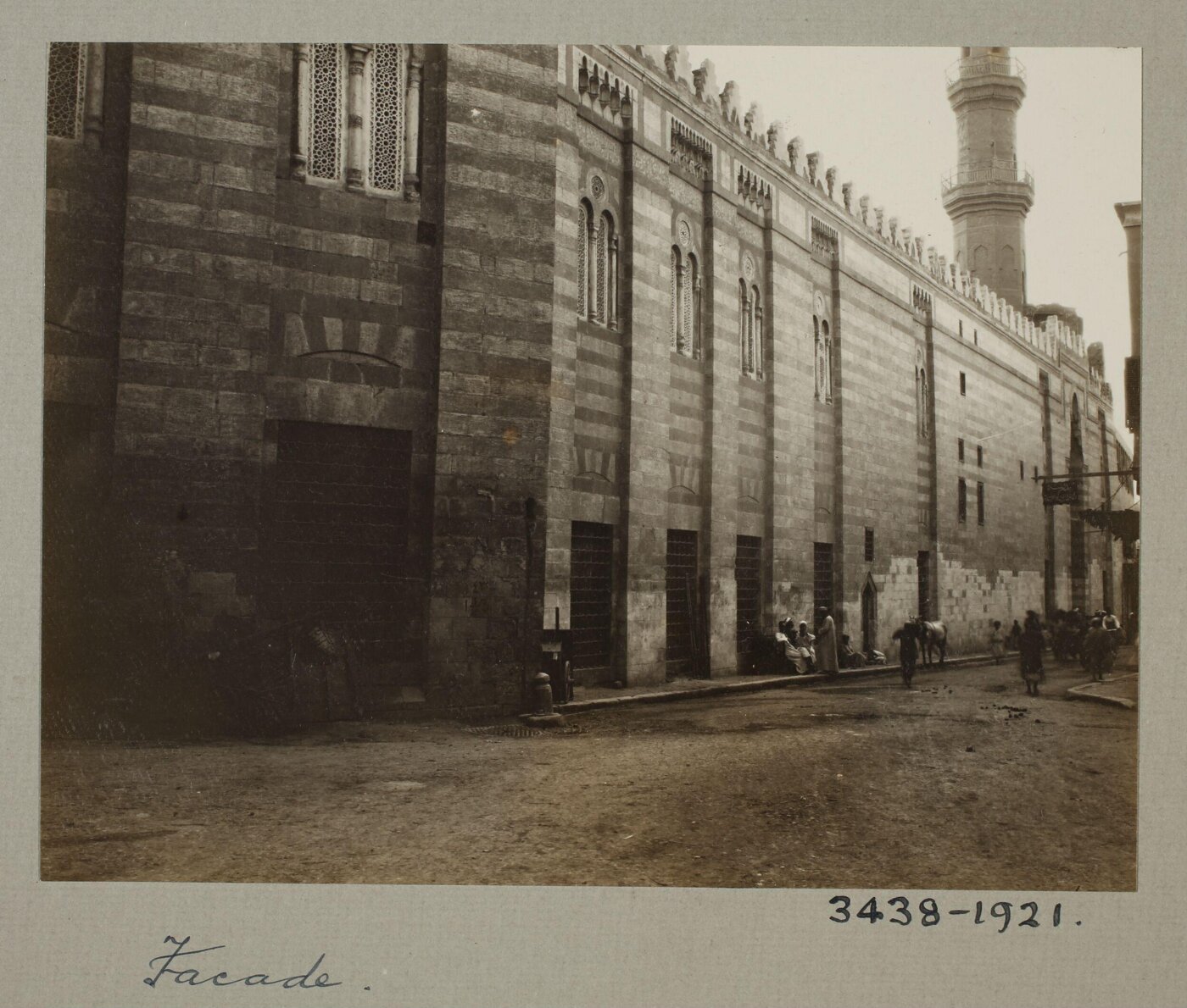 K.A.C. Creswell, Façade of the funerary khanqah of Mamluk Amir Shaykhu al-‘Umari, Cairo
