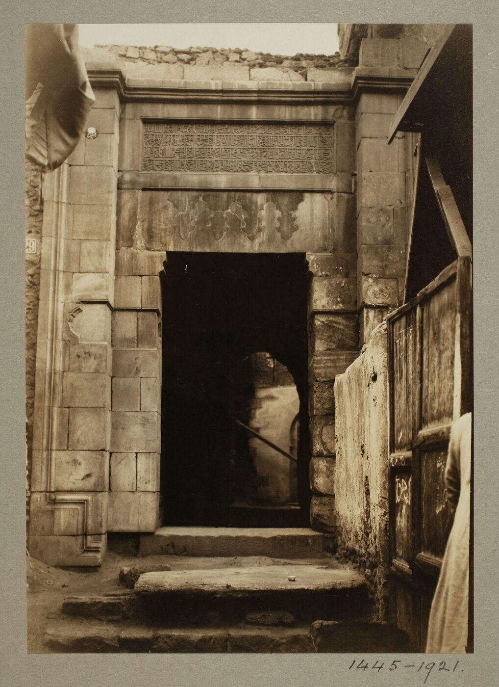 K.A.C. Creswell, Entrance of the mausoleum of Ayyubid Sultan al-Salih Najm al-Din Ayyub, Cairo