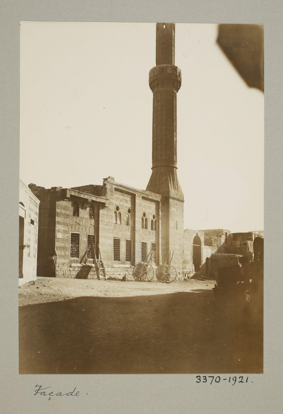 K.A.C. Creswell, Façade of the mosque of Masih Pasha (Nur al-Din), Cairo