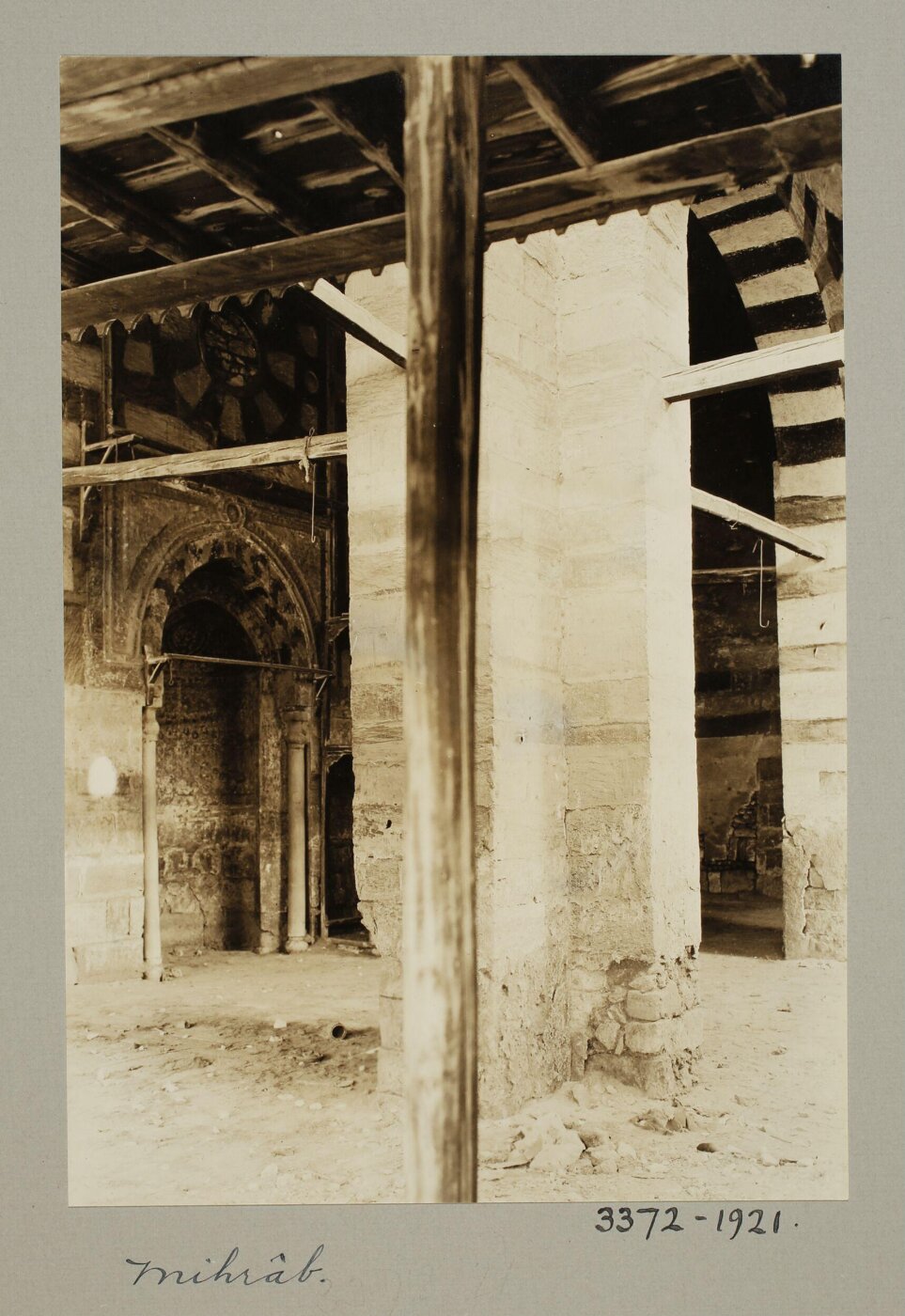 K.A.C. Creswell, Mihrab of the mosque of Masih Pasha (Nur al-Din), Cairo
