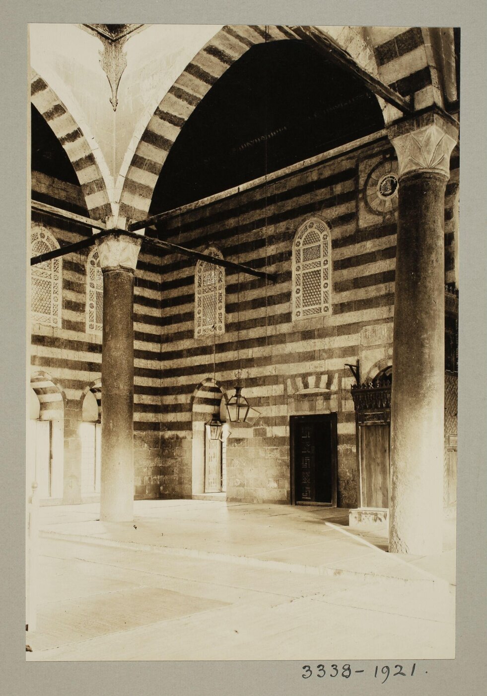 K.A.C. Creswell, The qibla iwan in the mosque of al-Mahmudiyya, Cairo