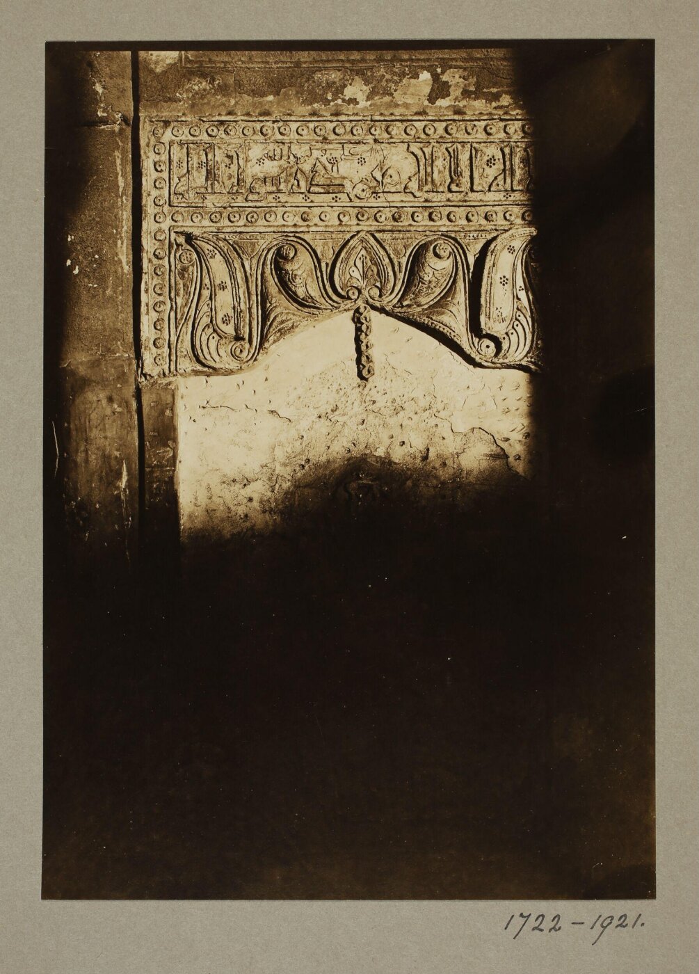 K.A.C. Creswell, Stucco mihrab in the mosque of Ahmad ibn Tulun, Cairo