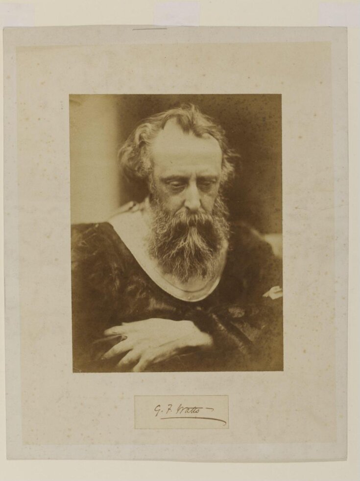 Portrait of George Frederick Watts, RA, in fancy dress top image
