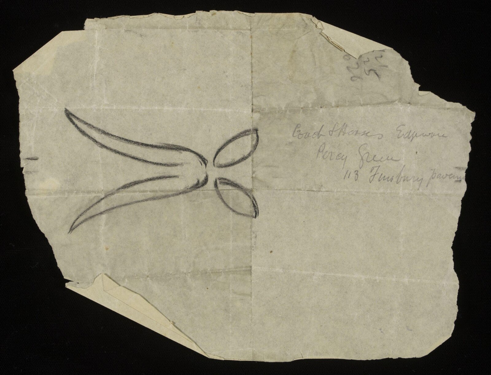 Design for interior decoration, H A Homann, circa 1900