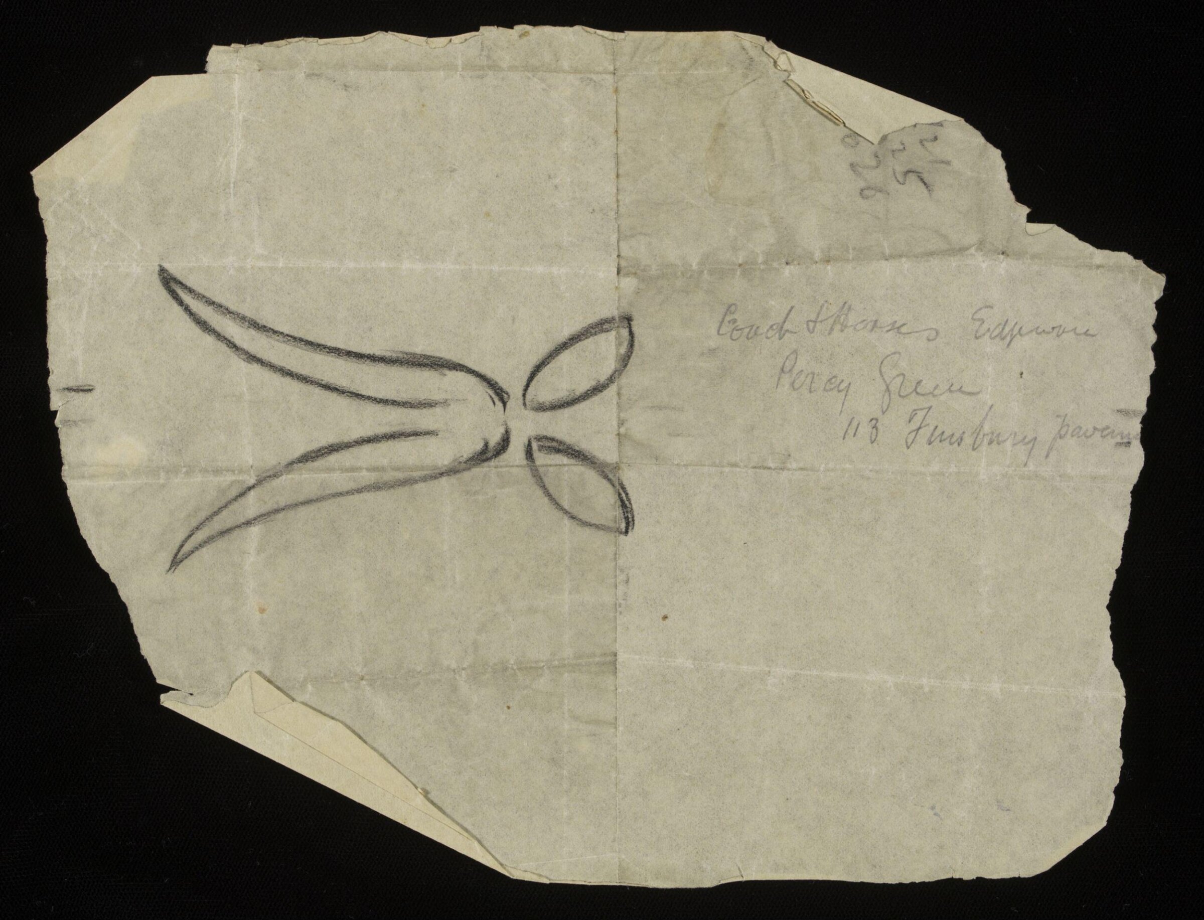 Design for interior decoration, H A Homann, circa 1900