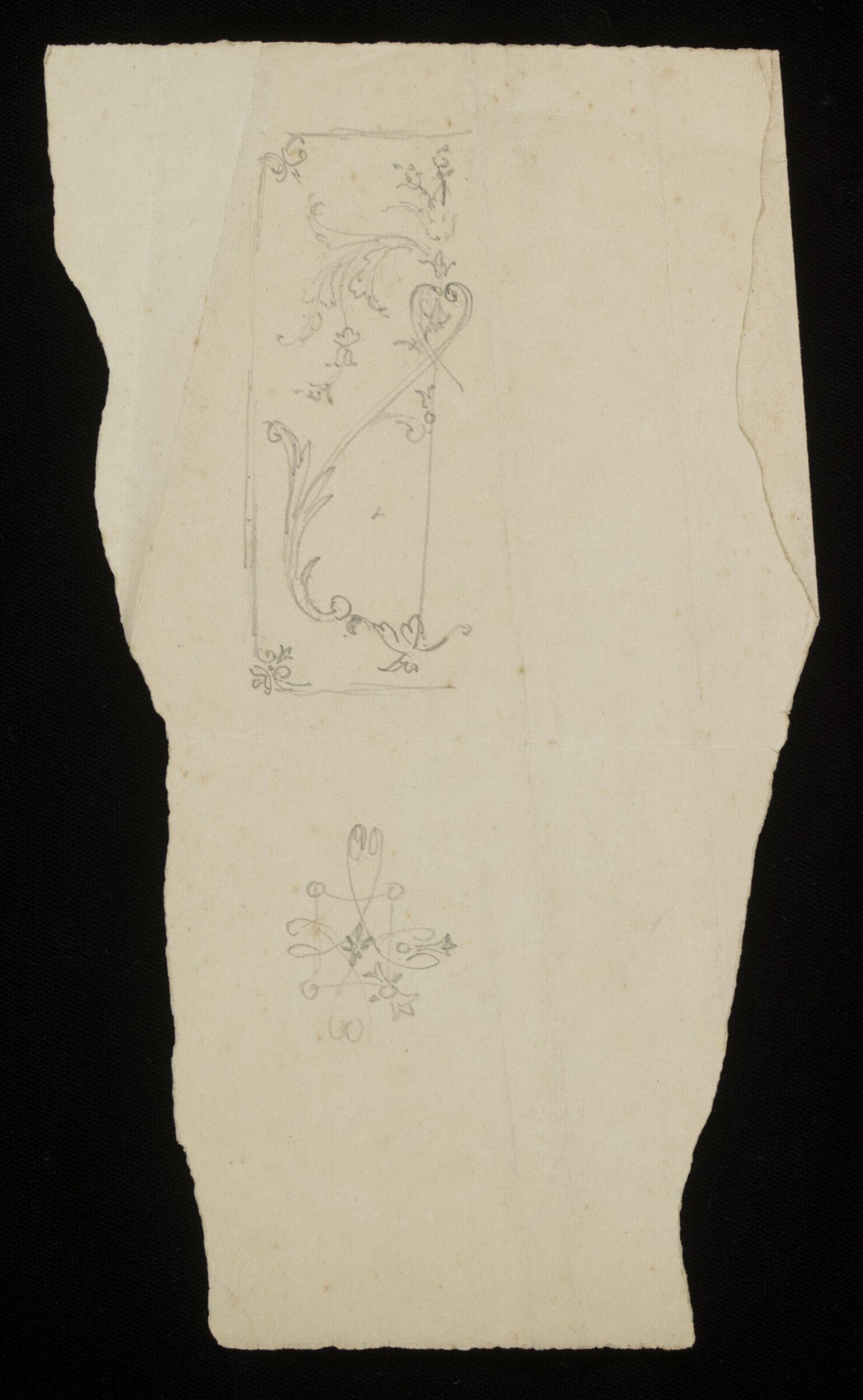 Design for interior decoration, H A Homann, circa 1900