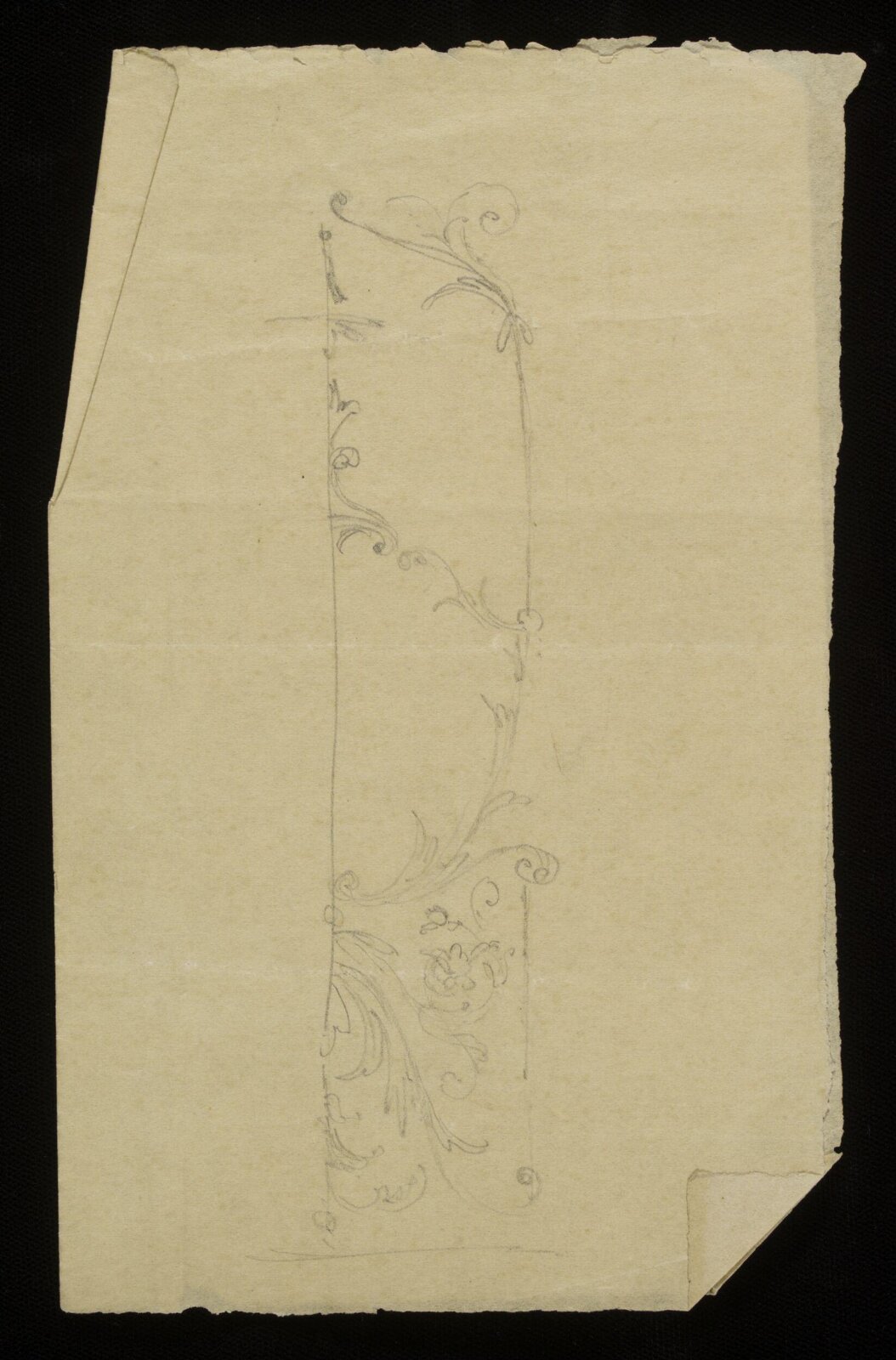 Design for interior decoration, H A Homann, circa 1900