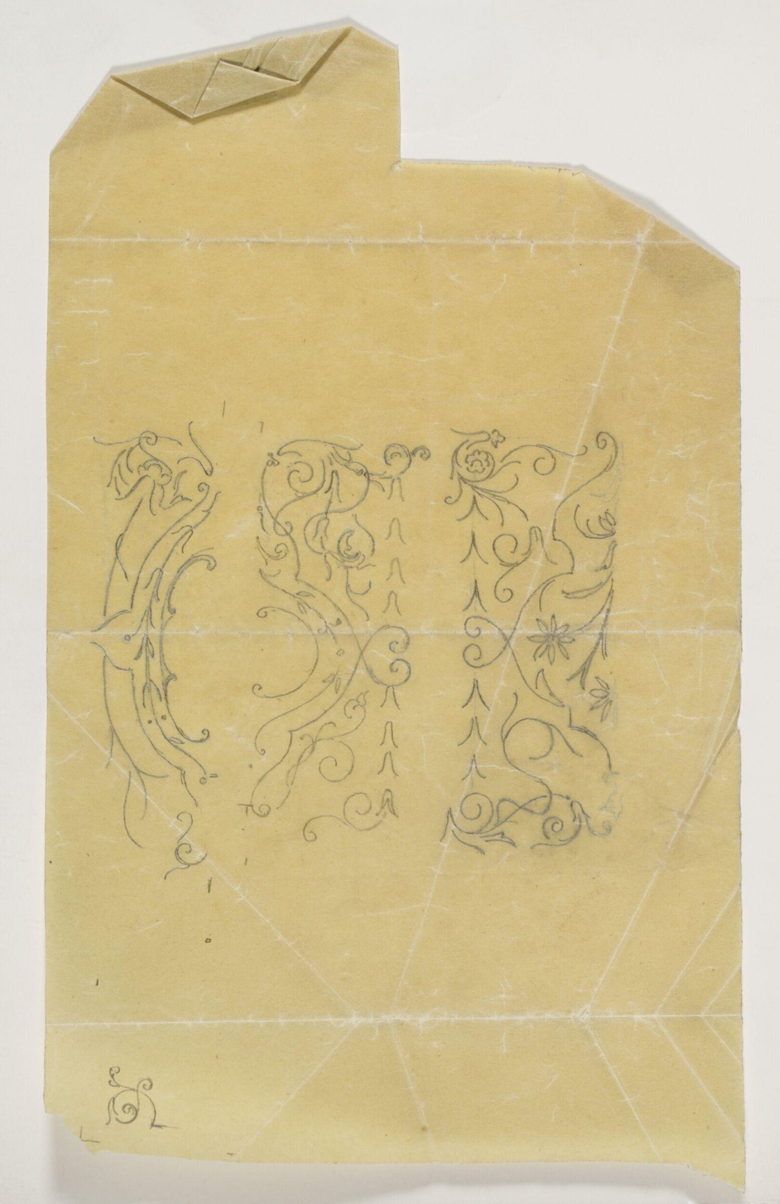 Design for interior decoration, H A Homann, circa 1900