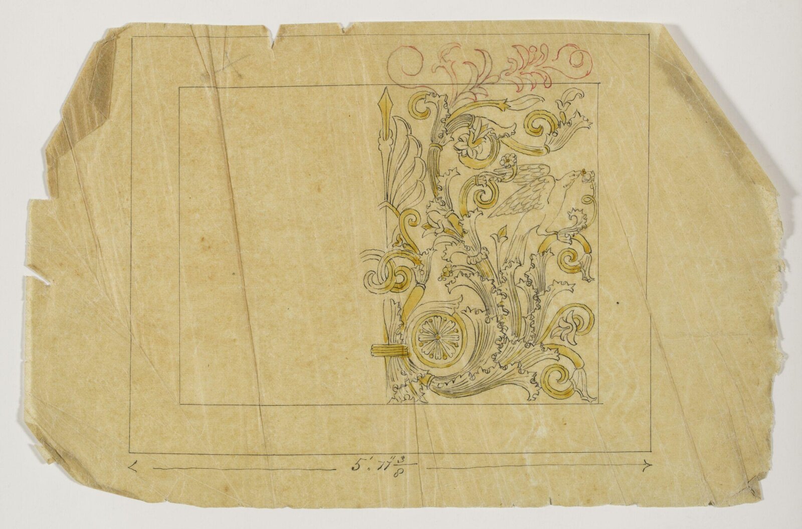 Design for interior, H A Homann, circa 1900
