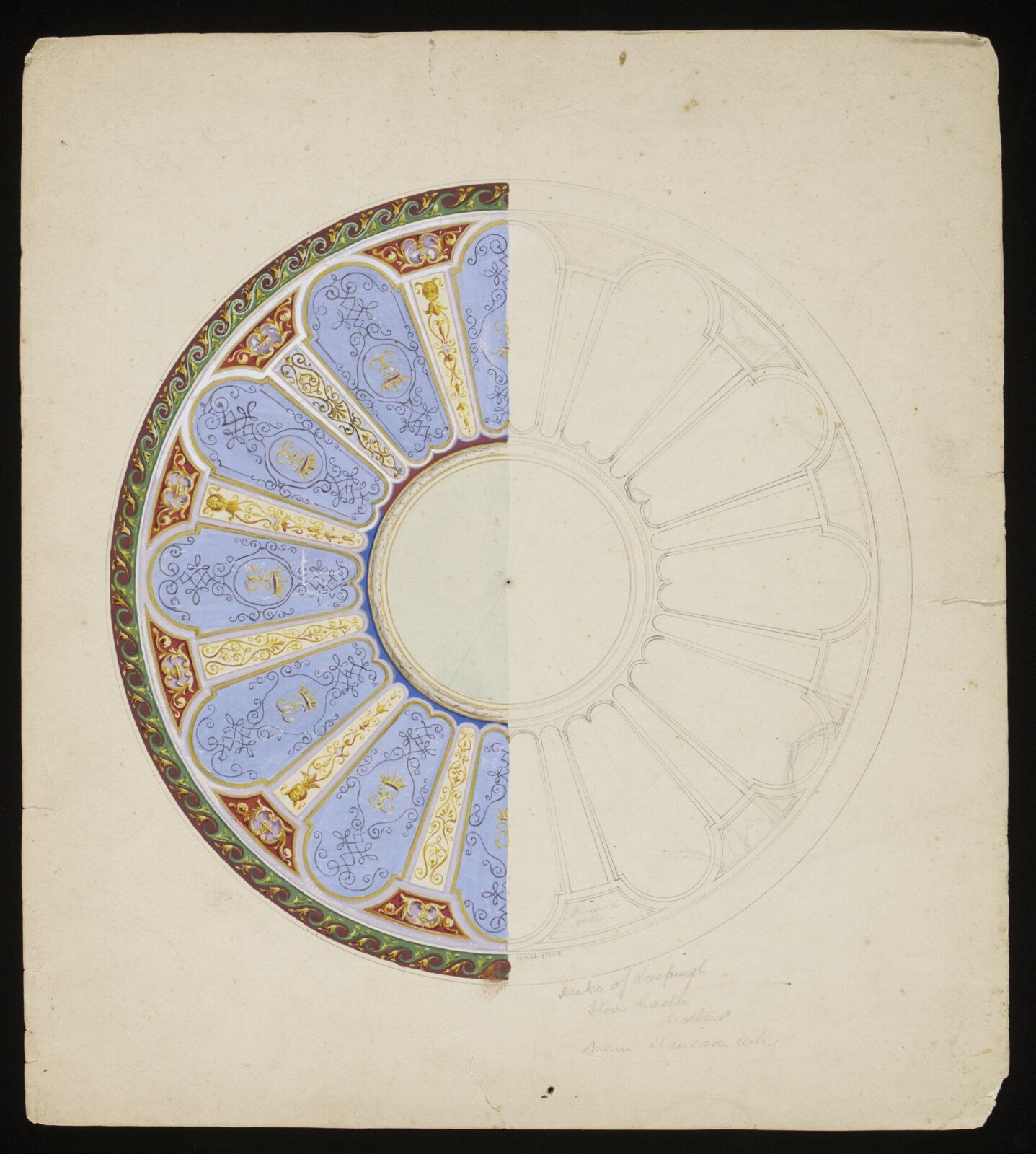 Design for Interior Decoration, H A Homann, circa 1900