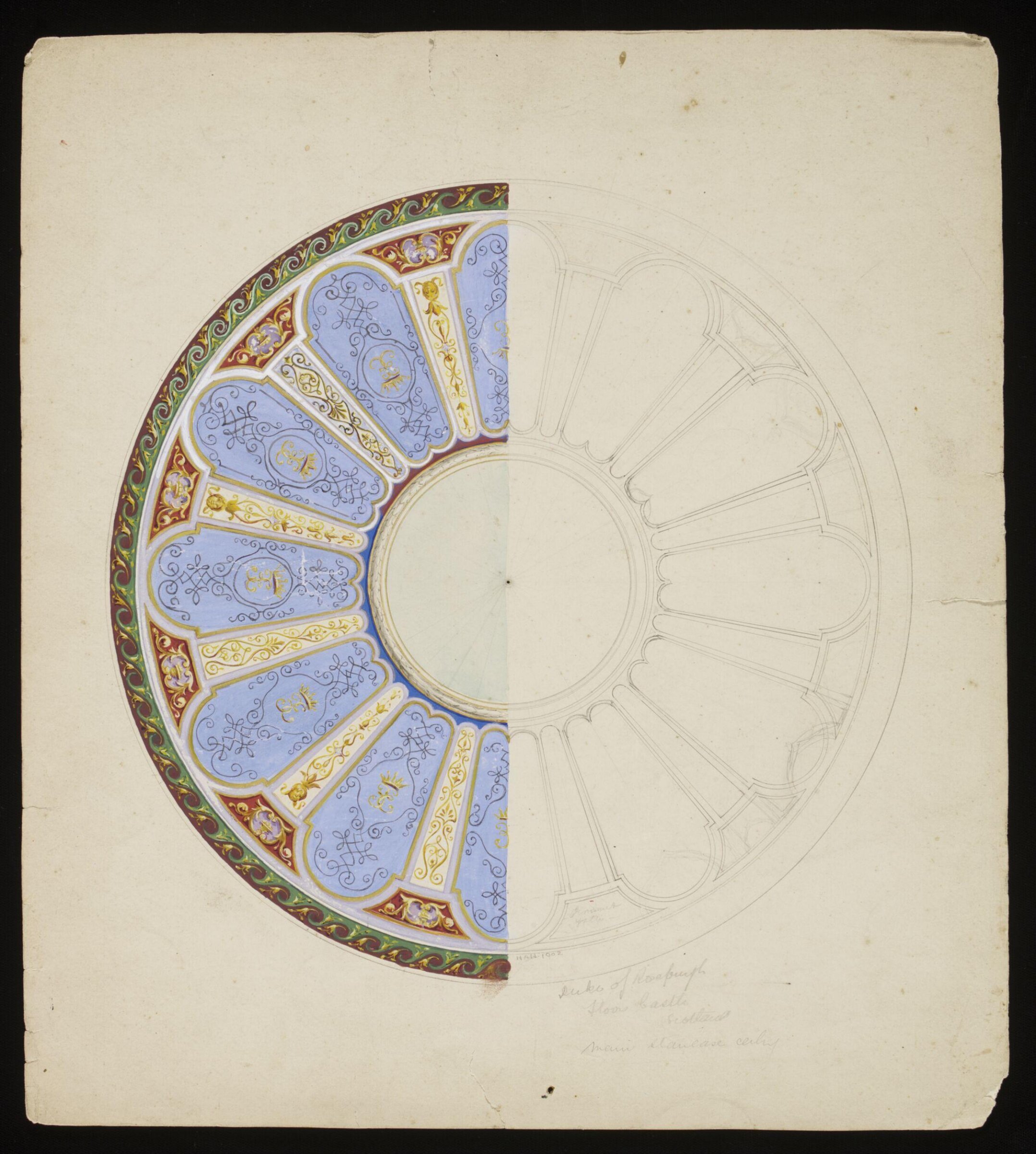 Design for Interior Decoration, H A Homann, circa 1900