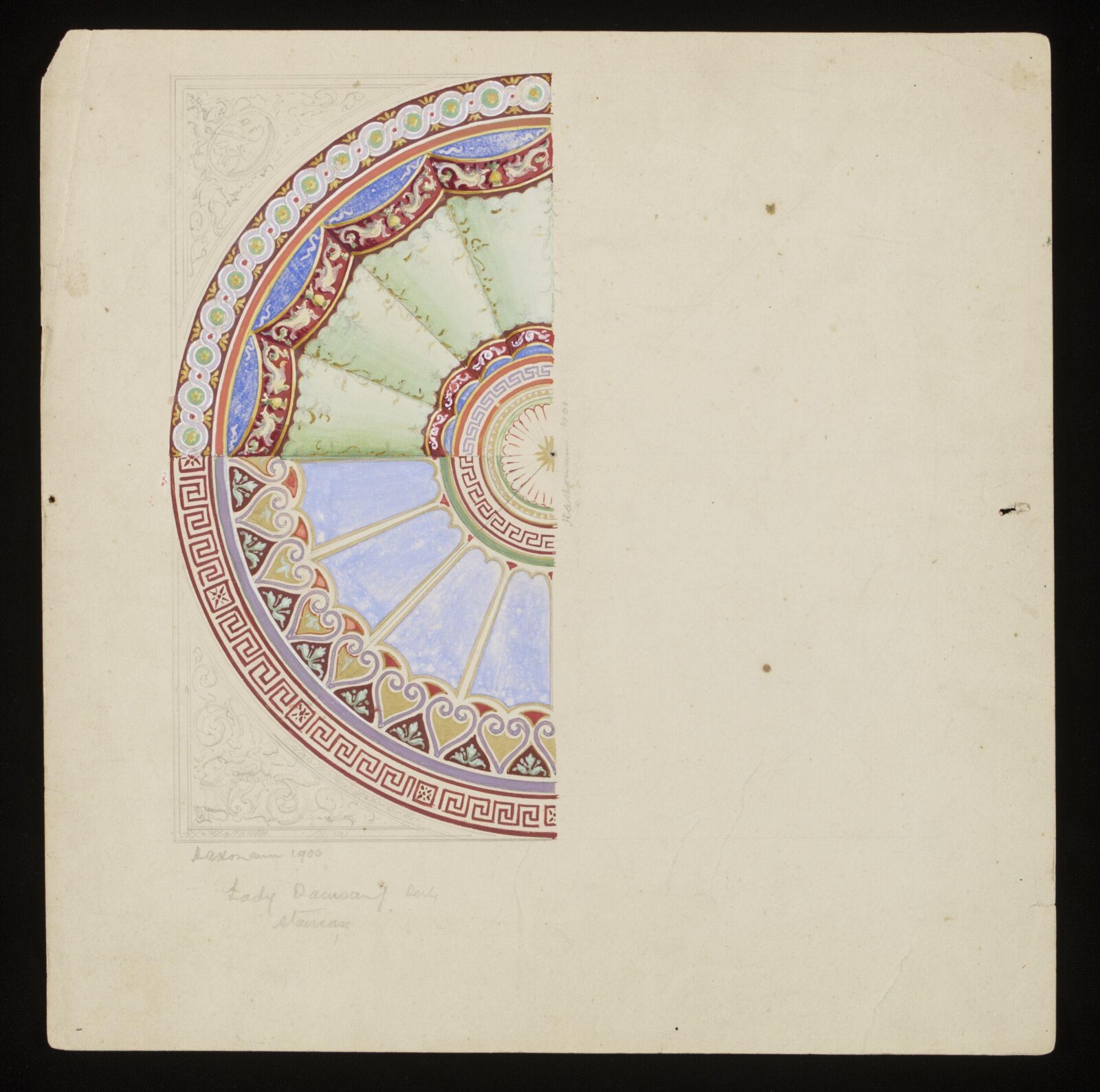 Design for Interior Decoration, H A Homann, circa 1900