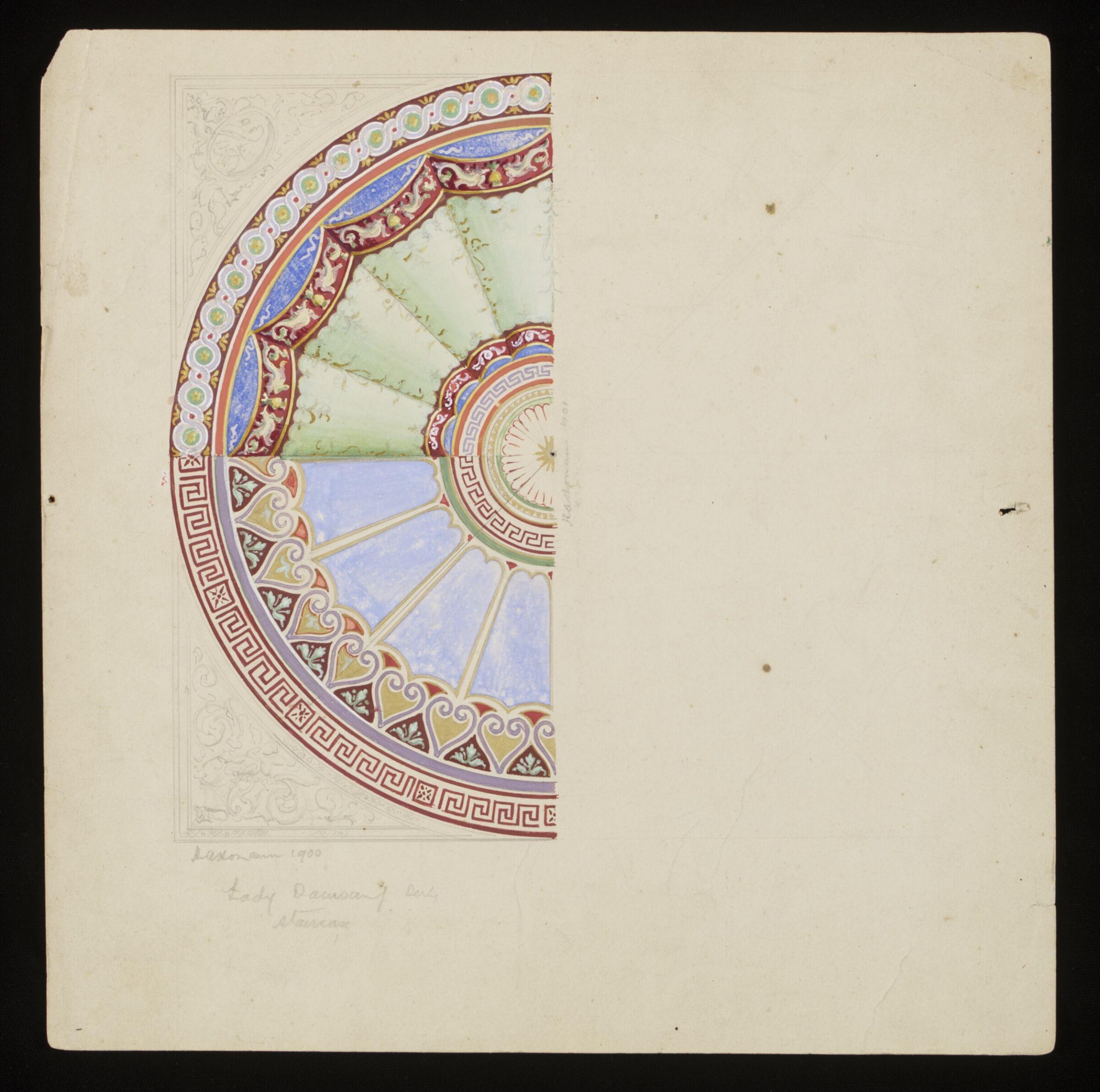 Design for Interior Decoration, H A Homann, circa 1900