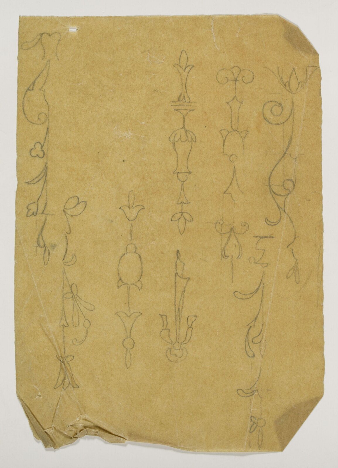Design for interior decoration, H A Homann, circa 1900