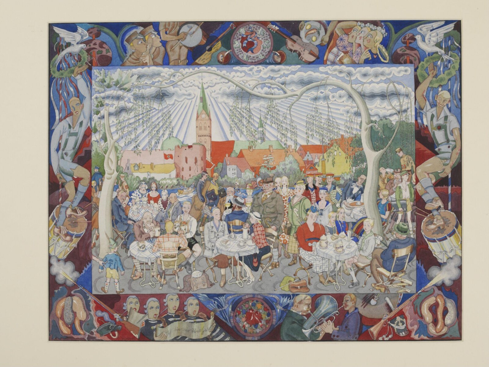 The Pleasure Garden, Albert Wainwright, 1930s