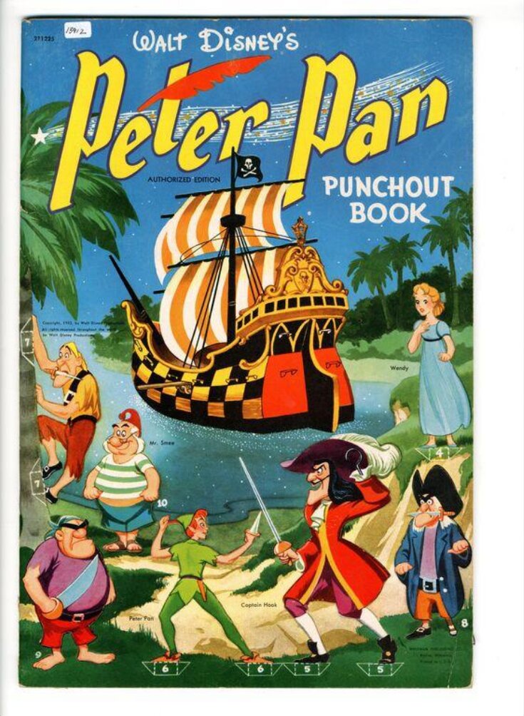 Peter Pan Punchout Book top image