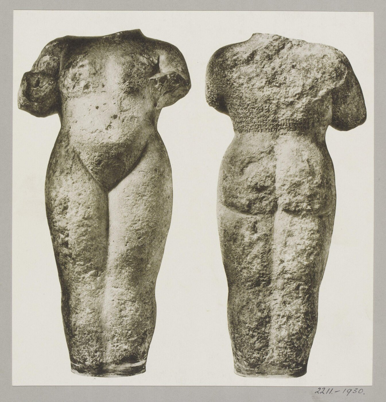 Unknown, Assyrian statue of Ishtar from Kuyunjik, ca. 1080 B.C. London, British Museum