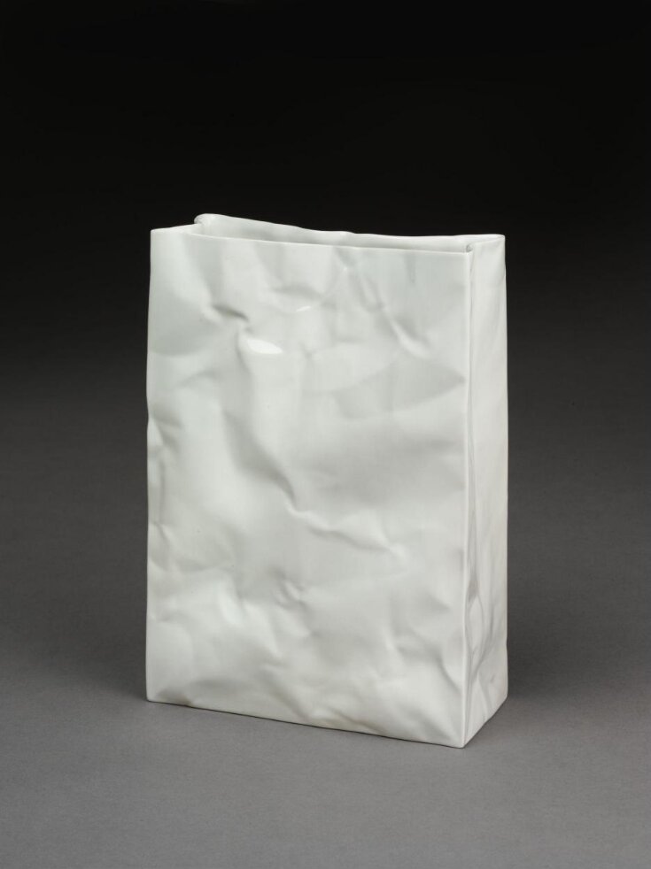 Vase in Form of a Paper Bag top image