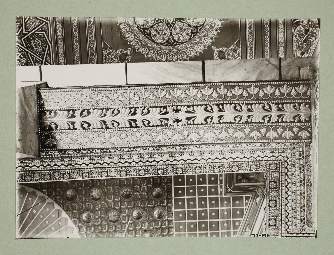 K.A.C. Creswell, Interior detail of the Dome of the Rock, Jerusalem