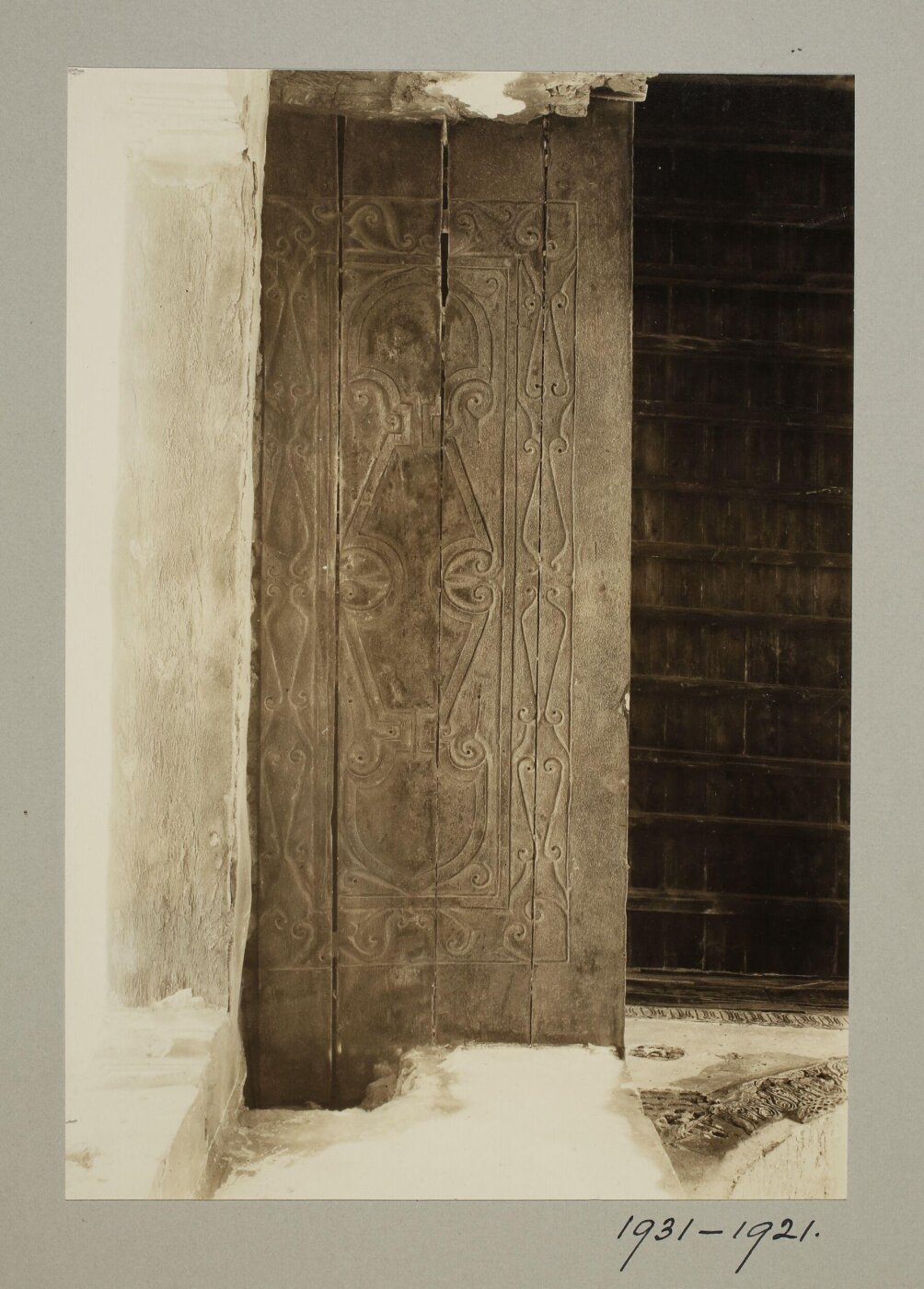 K.A.C. Creswell, Doorway ceiling in the mosque of Ahmad ibn Tulun, Cairo