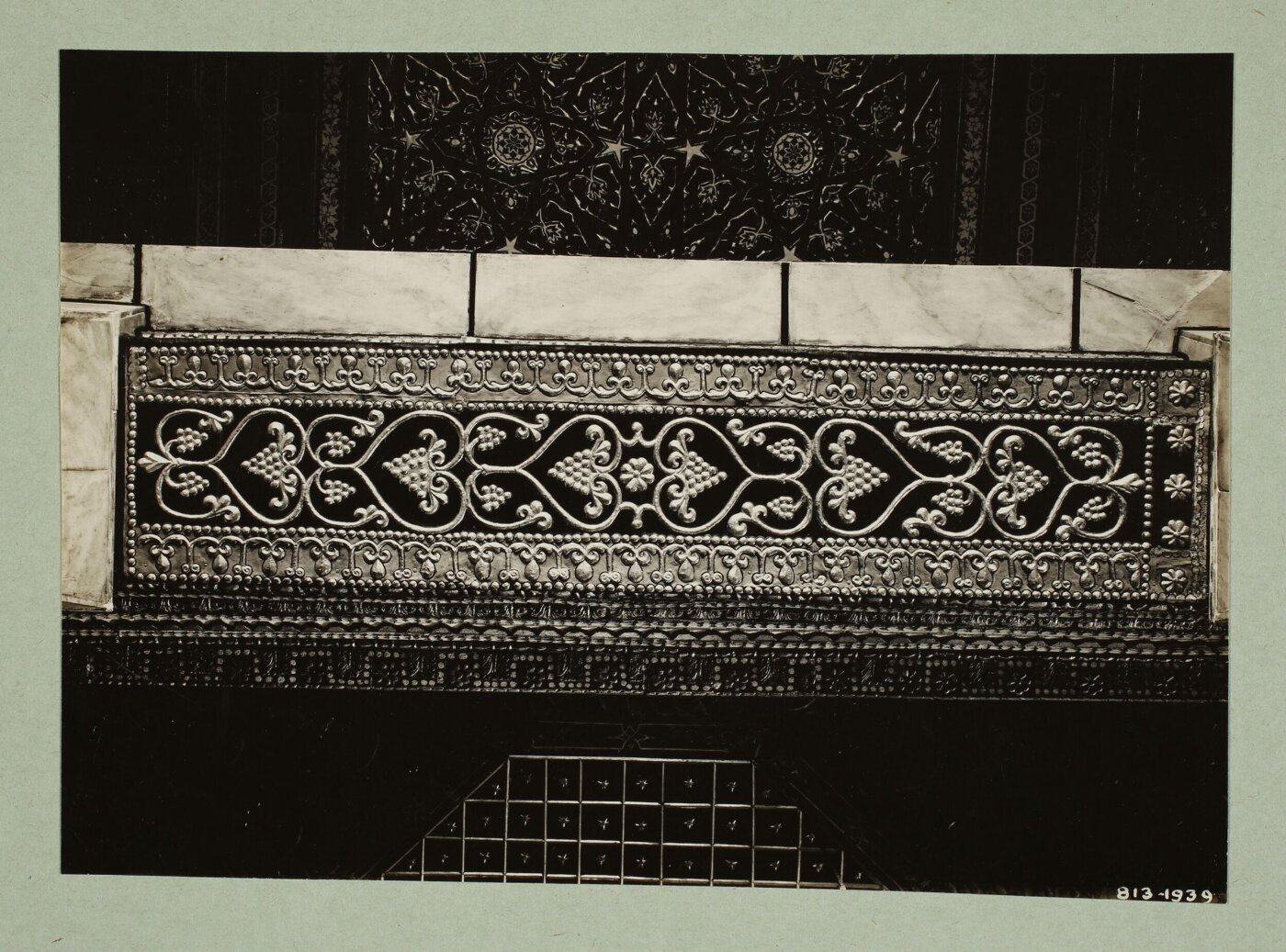 K.A.C. Creswell, Interior detail of the Dome of the Rock, Jerusalem