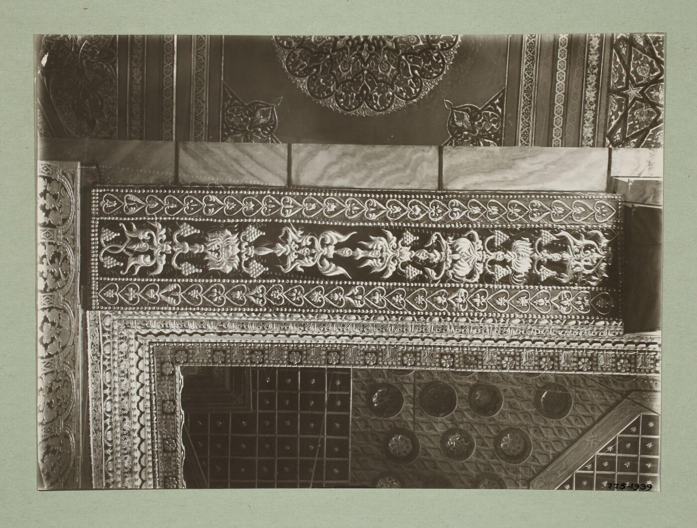 K.A.C. Creswell, Interior detail of the Dome of the Rock, Jerusalem