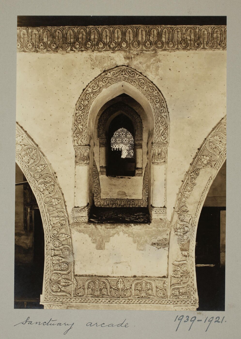 K.A.C. Creswell, Arcades of the qibla iwan in the mosque of Ahmad ibn Tulun, Cairo