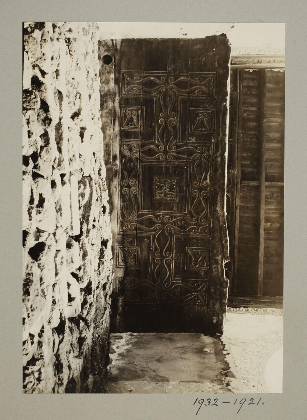 K.A.C. Creswell, Doorway ceiling in the mosque of Ahmad ibn Tulun, Cairo