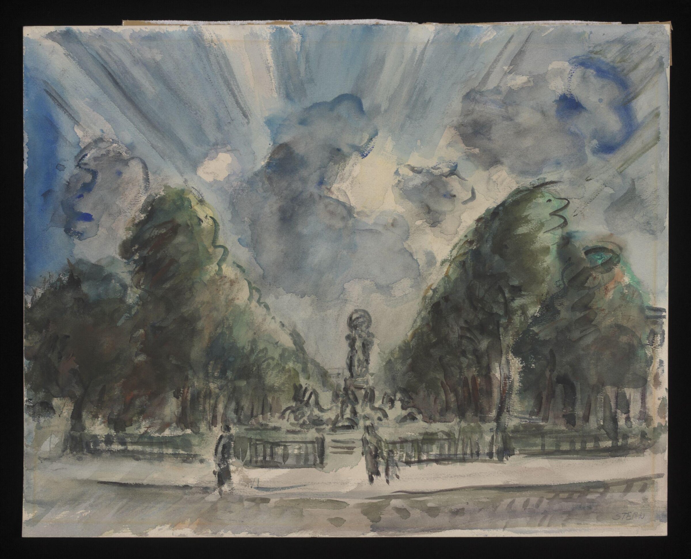 Fontaine de l'Observatoire by Ernst Stern, Ernst Stern, ca.1934