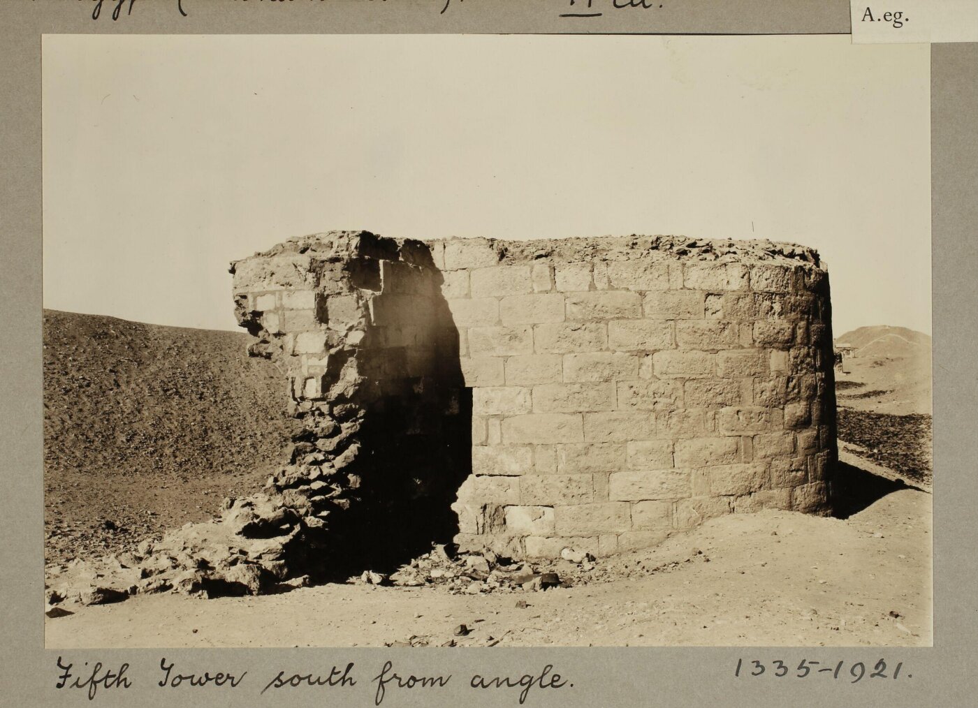K.A.C. Creswell, Tower in Burj al-Zafar, Cairo