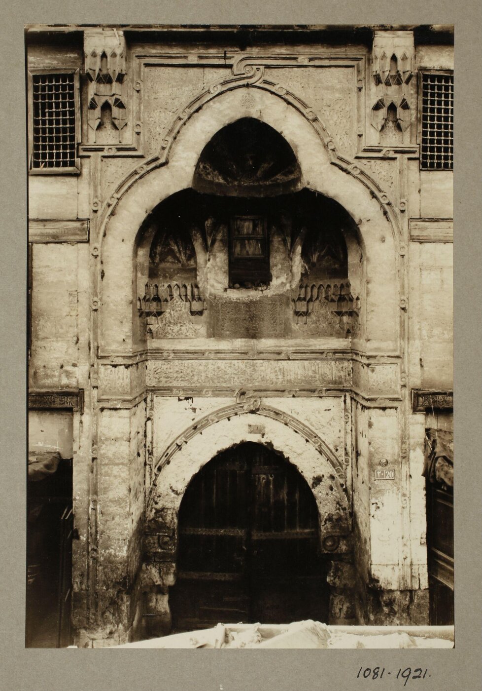 K.A.C. Creswell, Entrance of the wikala of Mamluk Sultan al-Ashraf Qaytbay at Bab al-Nasr, Cairo
