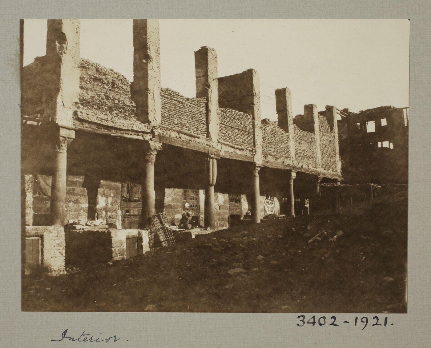 K.A.C. Creswell, The courtyard of the Wakala of Mamluk Amir Qawsun al-Nasiri, Cairo