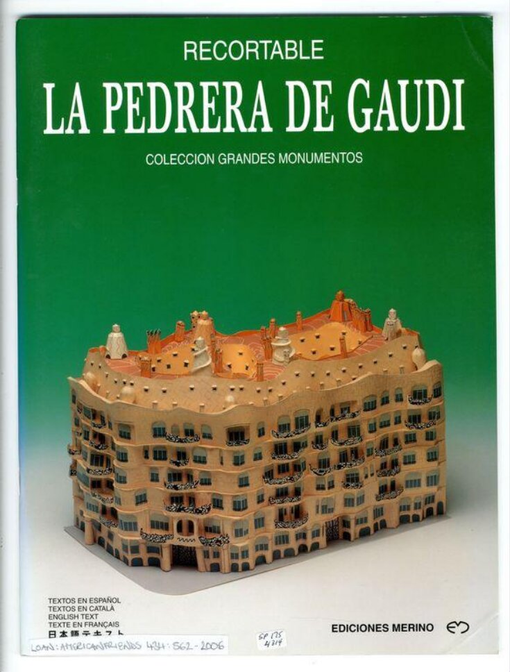 La Pedrera de Gaudi top image