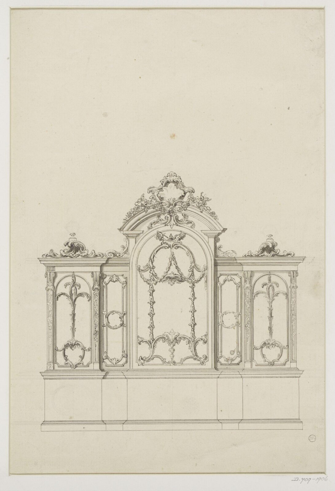 Drawing, Thomas Chippendale Senior, ca.1738-ca.1776
