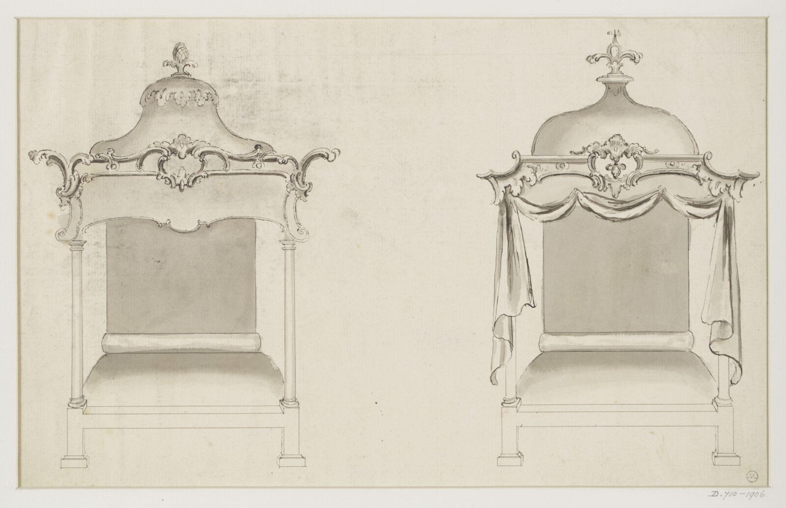Drawing, Thomas Chippendale Senior, ca.1738-ca.1776