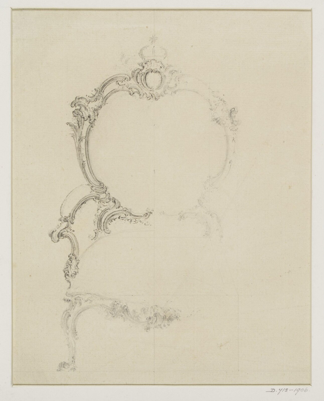 Drawing, Thomas Chippendale Senior, ca.1738-ca.1776