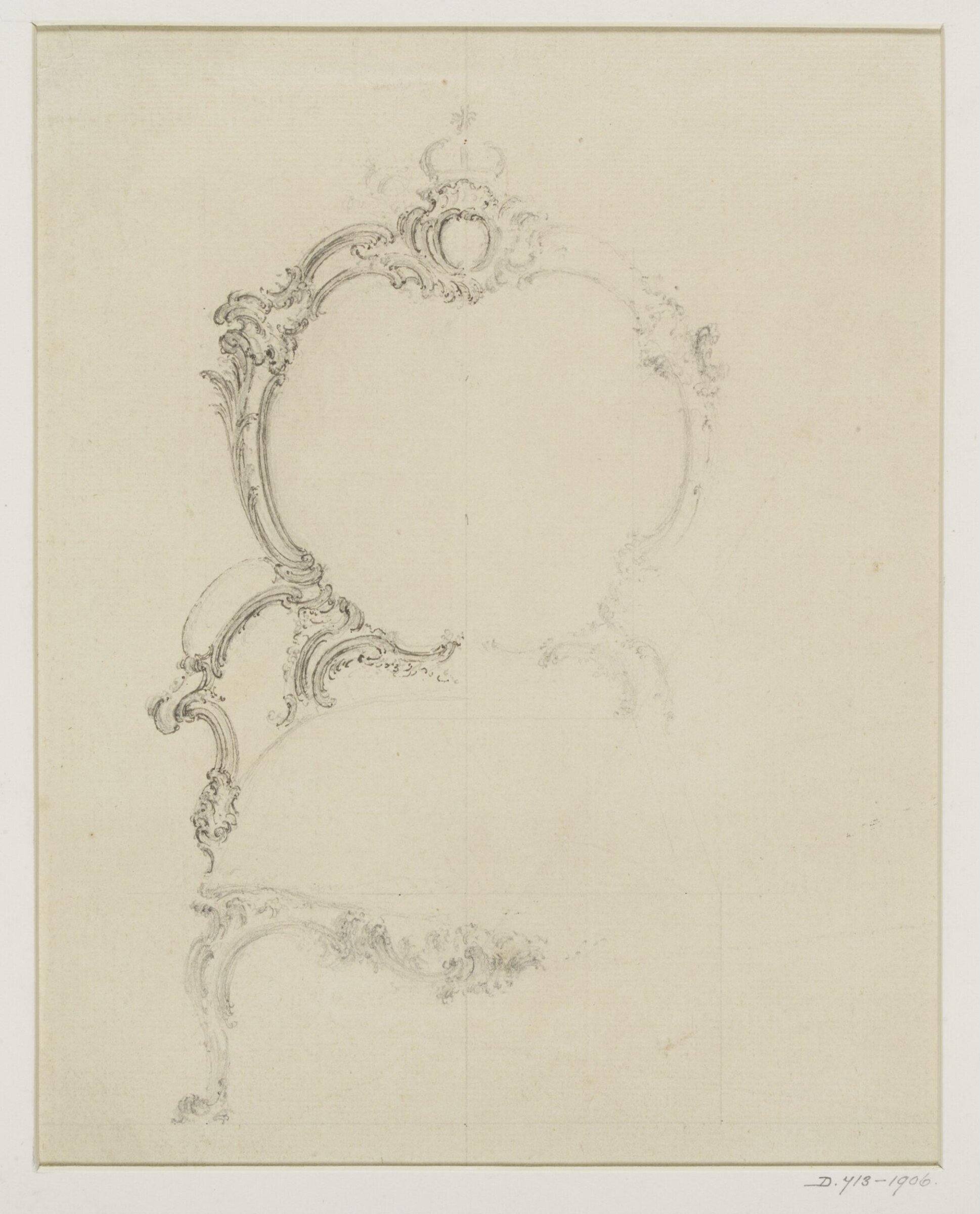 Drawing, Thomas Chippendale Senior, ca.1738-ca.1776