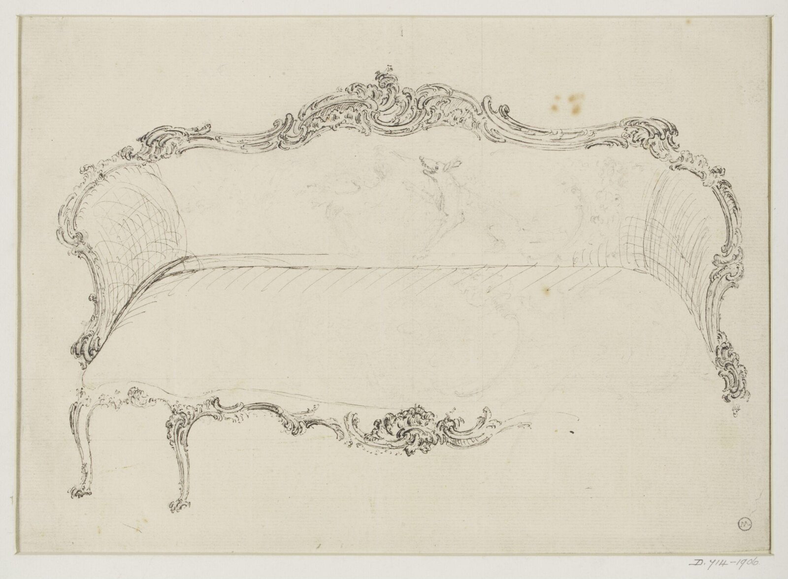 Drawing, Thomas Chippendale Senior, ca.1738-ca.1776