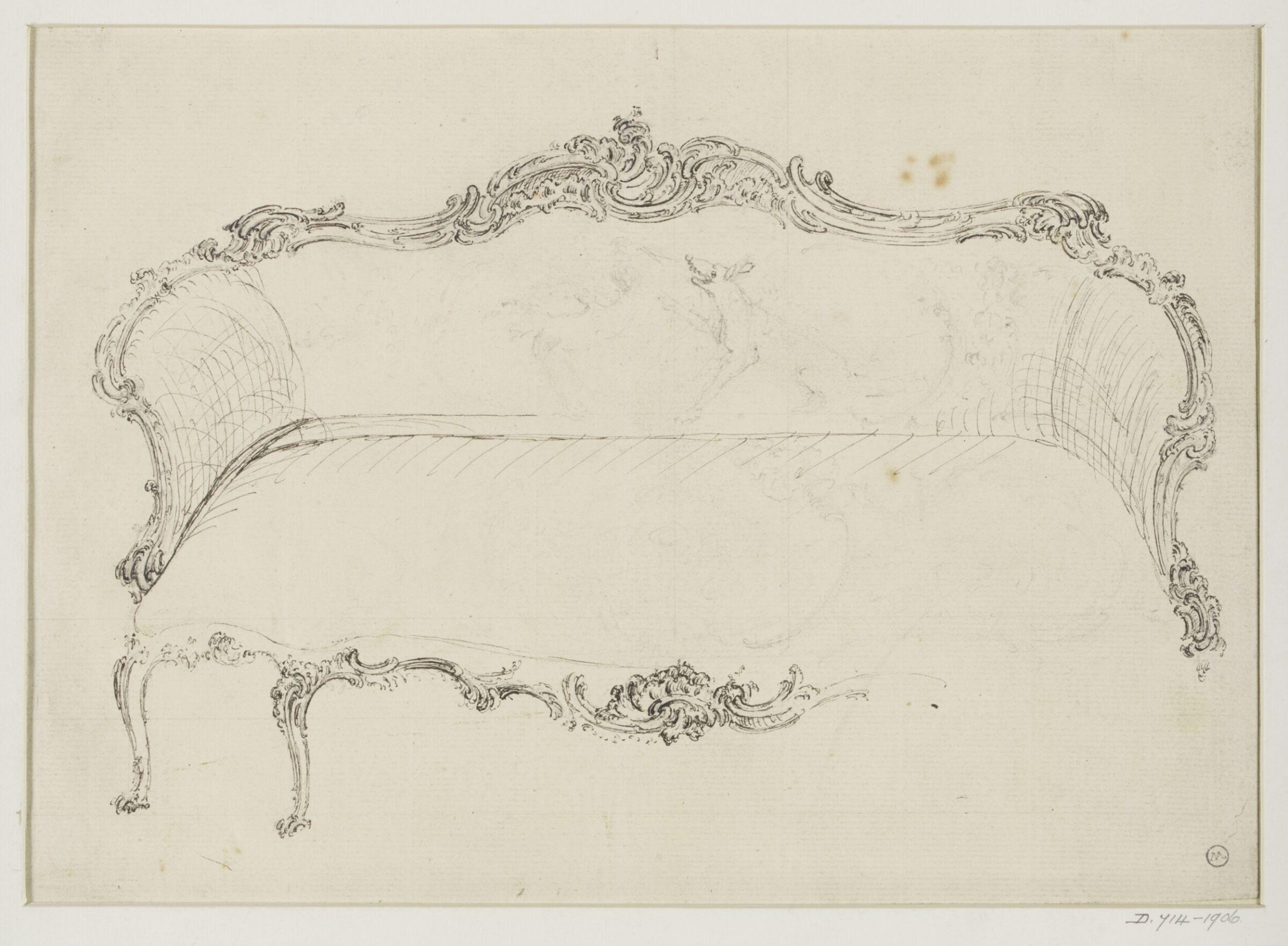 Drawing, Thomas Chippendale Senior, ca.1738-ca.1776