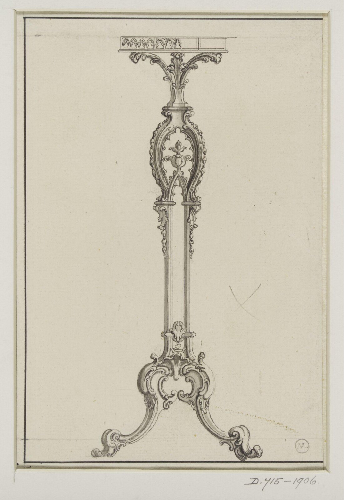 Drawing, Thomas Chippendale Senior, ca.1738-ca.1776