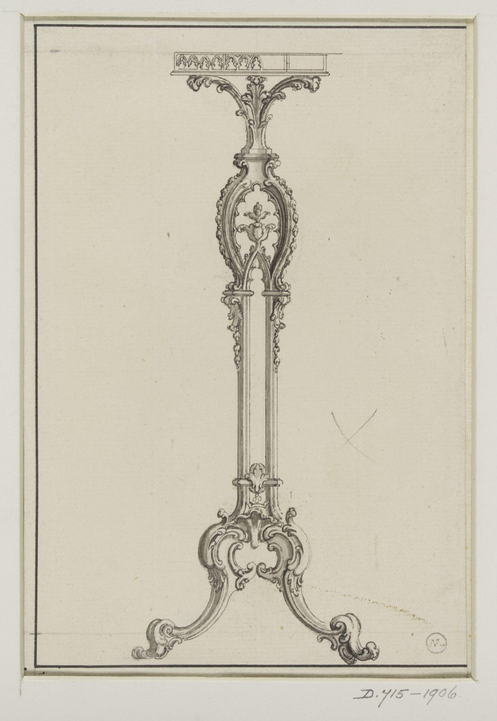 Drawing, Thomas Chippendale Senior, ca.1738-ca.1776