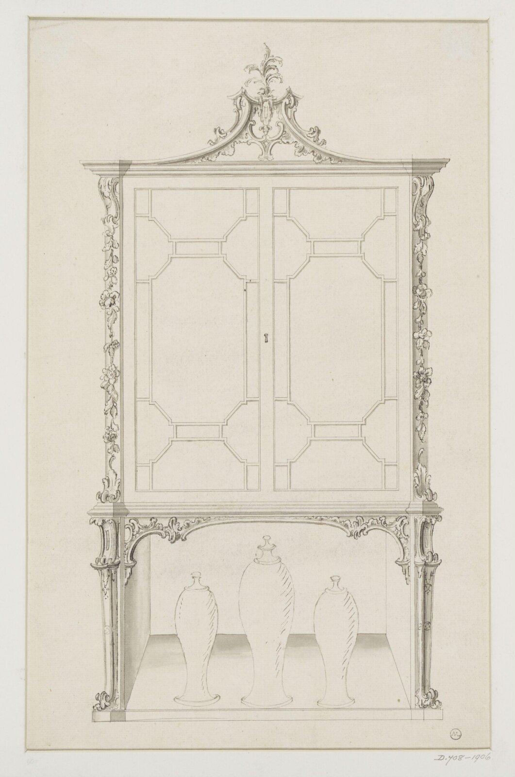 Drawing, Thomas Chippendale Senior, ca.1738-ca.1776