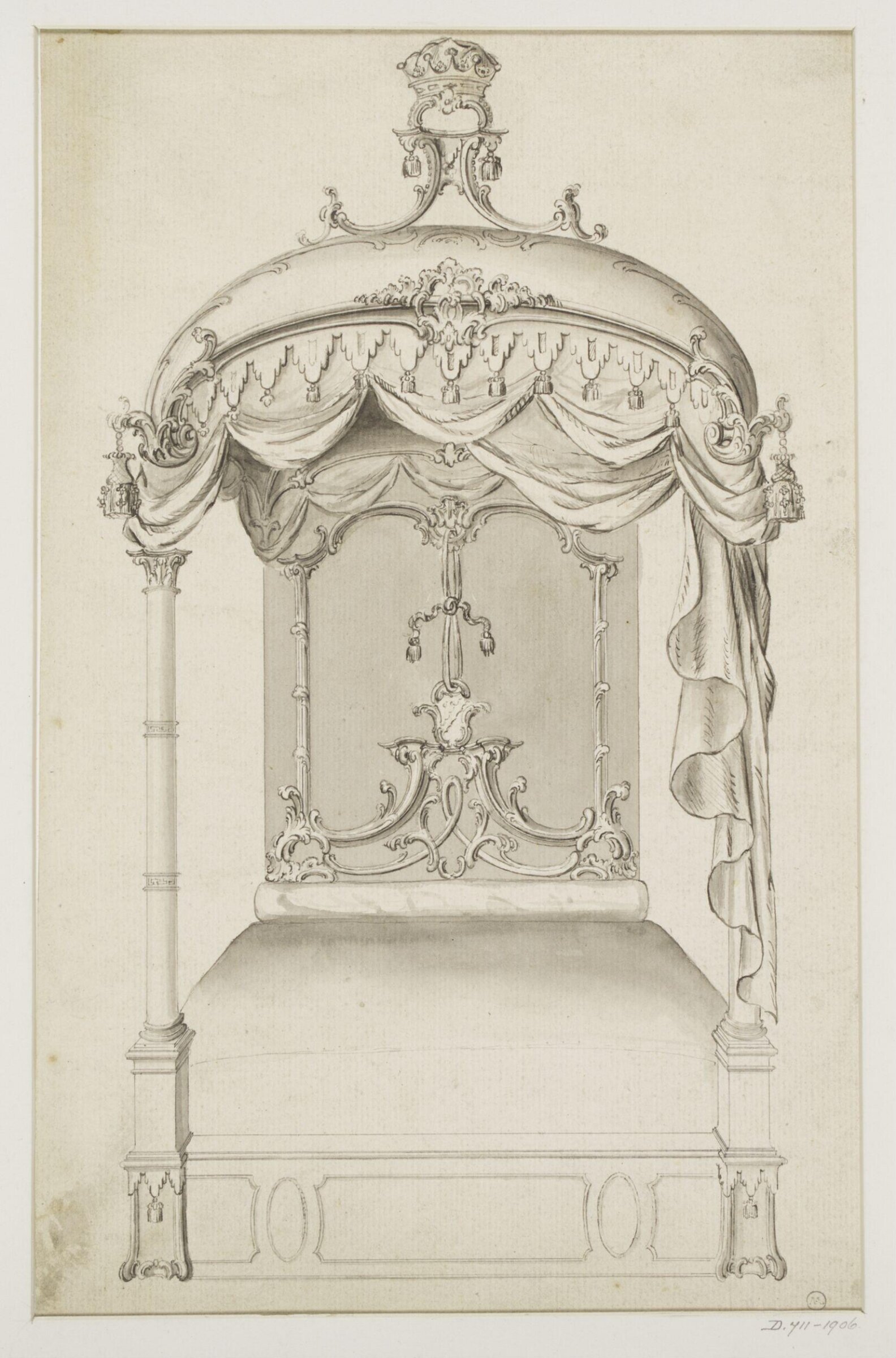 Drawing, Thomas Chippendale Senior, ca.1738-ca.1776