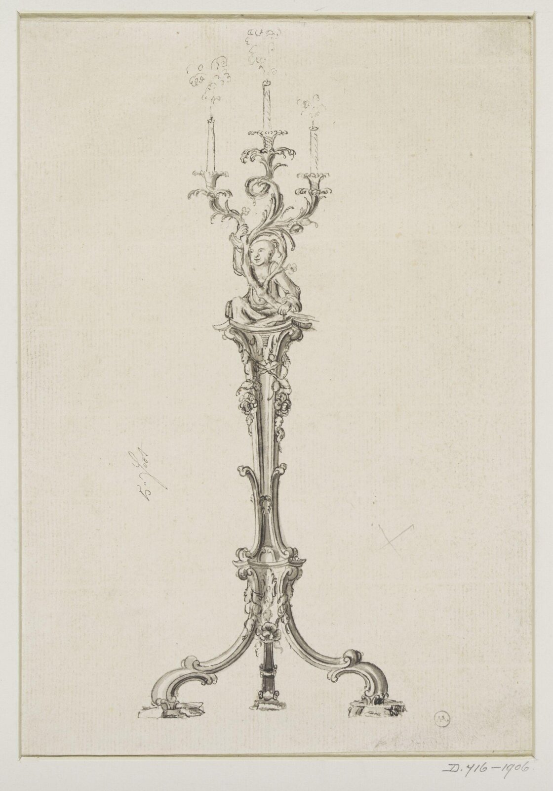Drawing, Thomas Chippendale Senior, ca.1732-ca.1776