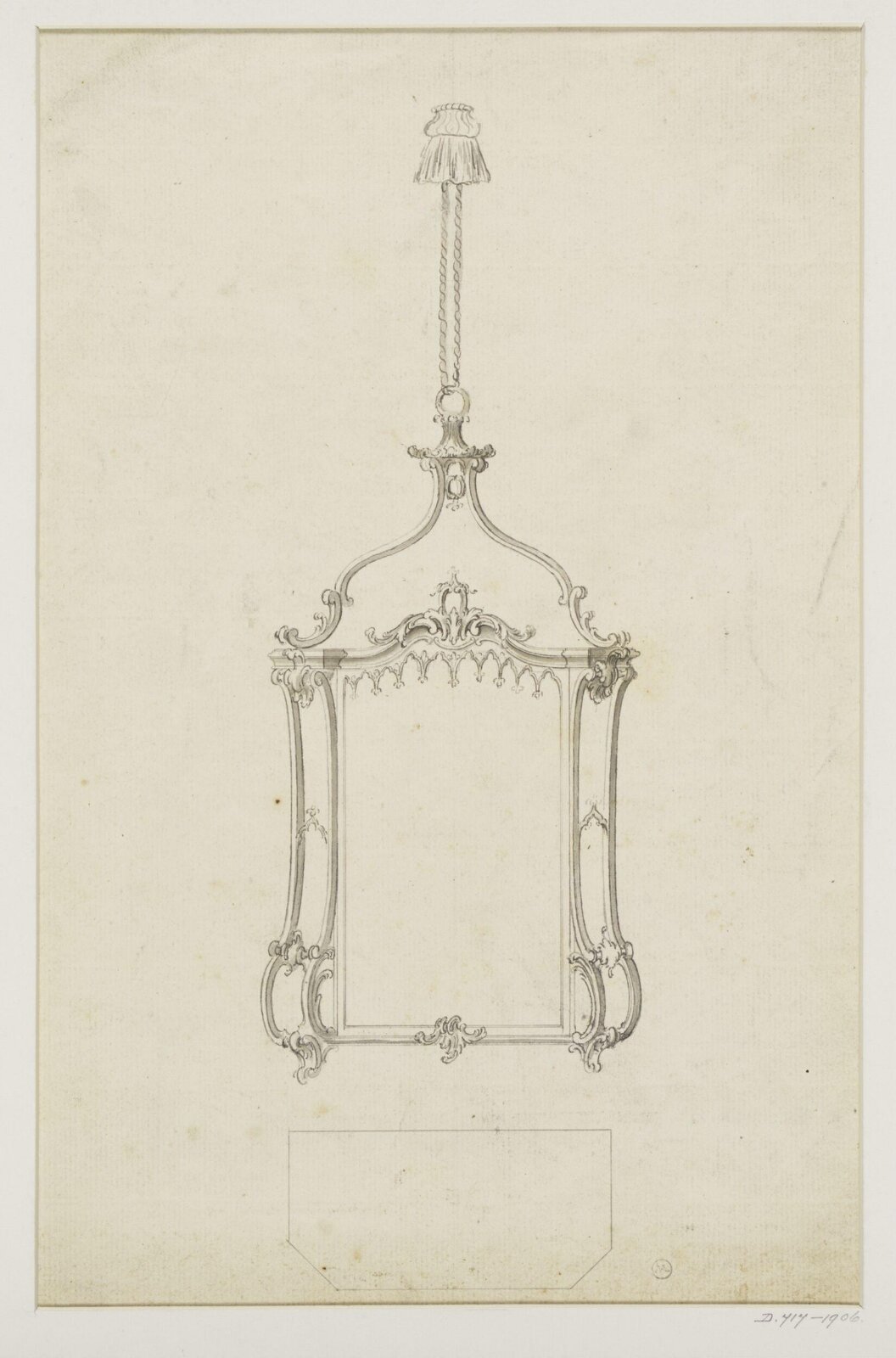 Drawing, Thomas Chippendale Senior, ca.1738-ca.1776