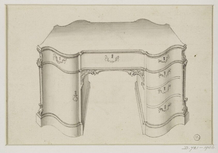 Drawing — Thomas Chippendale Senior — ca.1755-1760