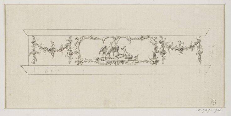 Design for an overmantel or an overdoor  top image