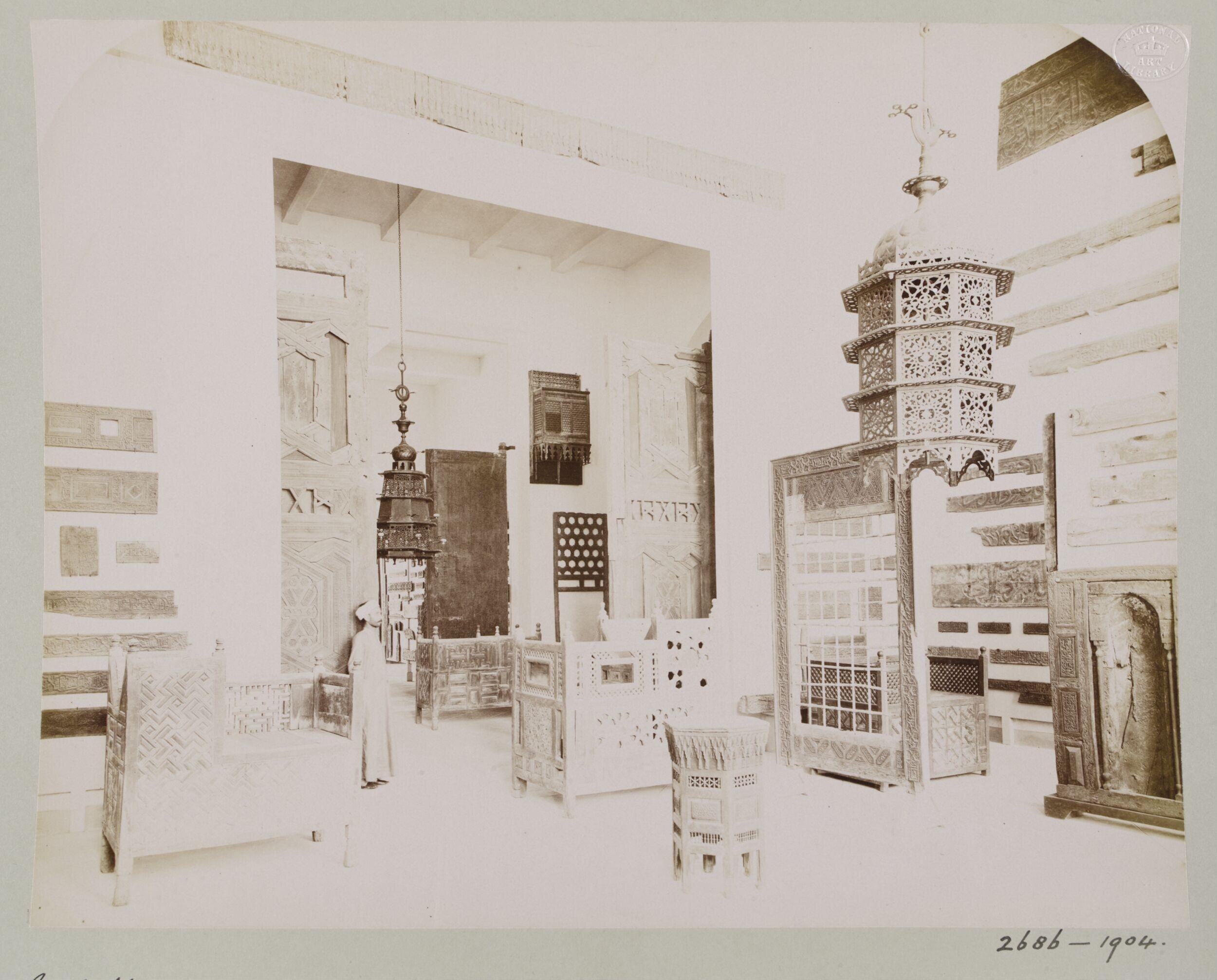 Interior view from the Museum of Arab Art, Cairo